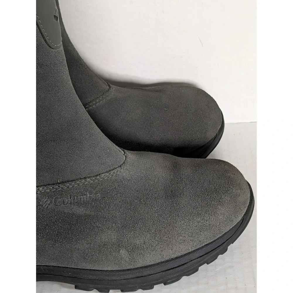 Columbia Ice Maiden Slip III Women's Size 8 Gray Waterproof Winter Boots